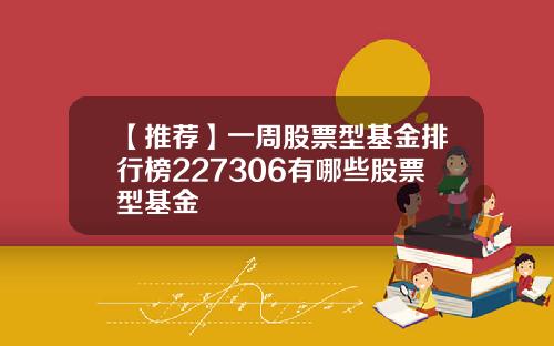 【推荐】一周股票型基金排行榜227306有哪些股票型基金