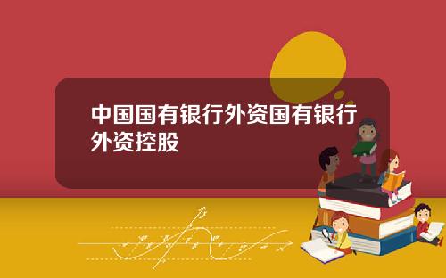 中国国有银行外资国有银行外资控股