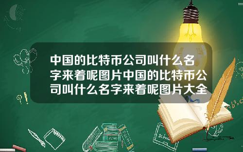 中国的比特币公司叫什么名字来着呢图片中国的比特币公司叫什么名字来着呢图片大全