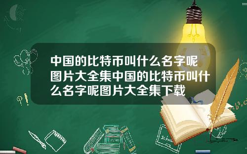 中国的比特币叫什么名字呢图片大全集中国的比特币叫什么名字呢图片大全集下载