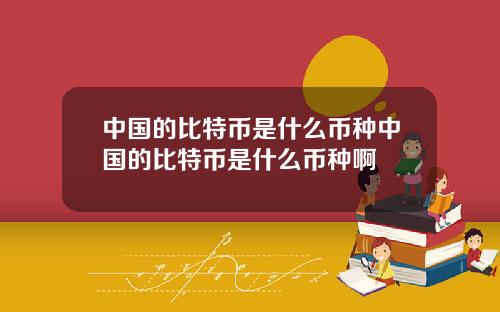 中国的比特币是什么币种中国的比特币是什么币种啊