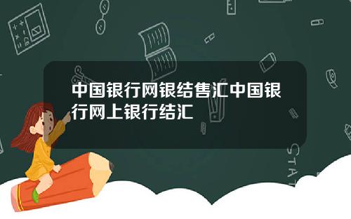 中国银行网银结售汇中国银行网上银行结汇