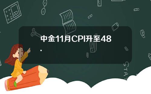 中金11月CPI升至48.