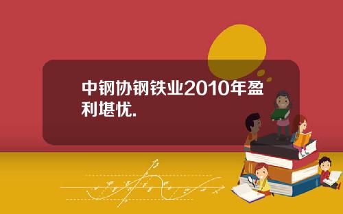 中钢协钢铁业2010年盈利堪忧.
