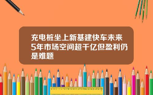充电桩坐上新基建快车未来5年市场空间超千亿但盈利仍是难题