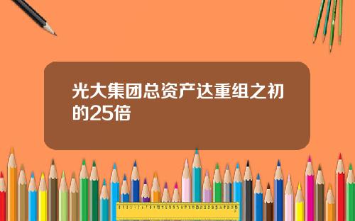 光大集团总资产达重组之初的25倍