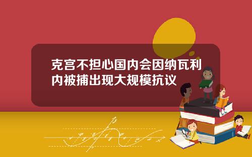 克宫不担心国内会因纳瓦利内被捕出现大规模抗议