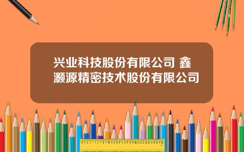 兴业科技股份有限公司 鑫灏源精密技术股份有限公司