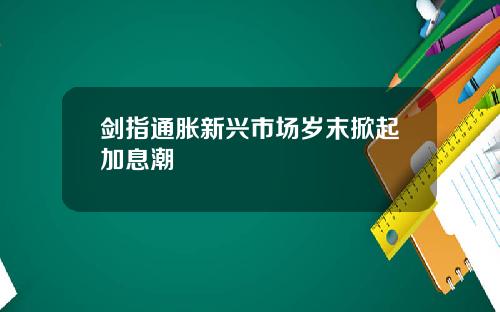 剑指通胀新兴市场岁末掀起加息潮