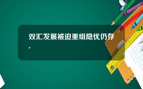 双汇发展被迫重组隐忧仍存.