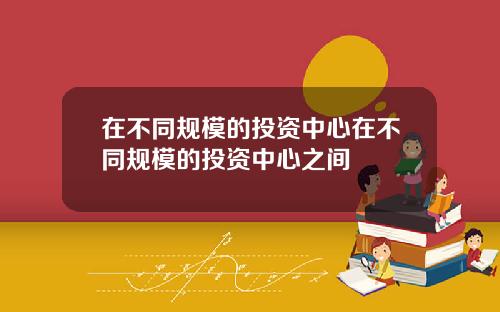 在不同规模的投资中心在不同规模的投资中心之间