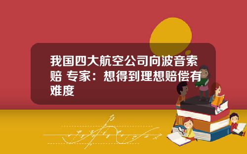 我国四大航空公司向波音索赔 专家:想得到理想赔偿有难度
