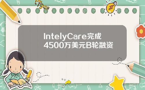 IntelyCare完成4500万美元B轮融资