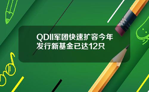 QDII军团快速扩容今年发行新基金已达12只