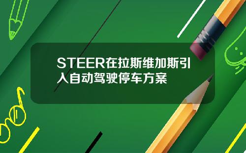 STEER在拉斯维加斯引入自动驾驶停车方案