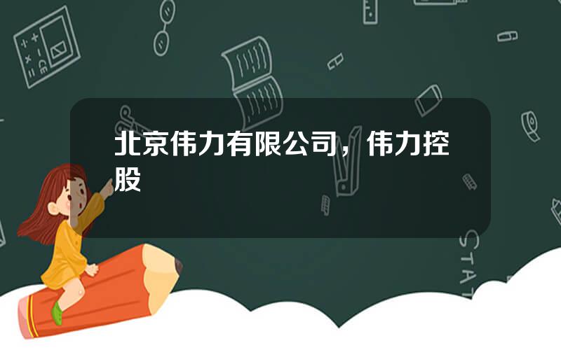 北京伟力有限公司，伟力控股