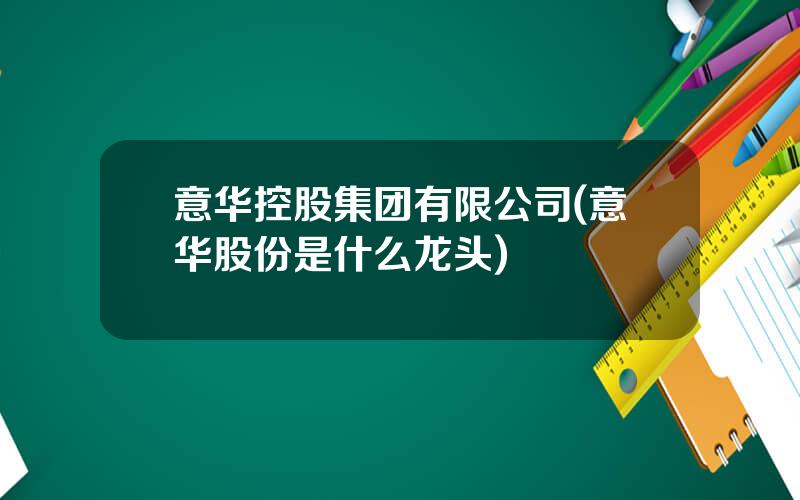 意华控股集团有限公司(意华股份是什么龙头)