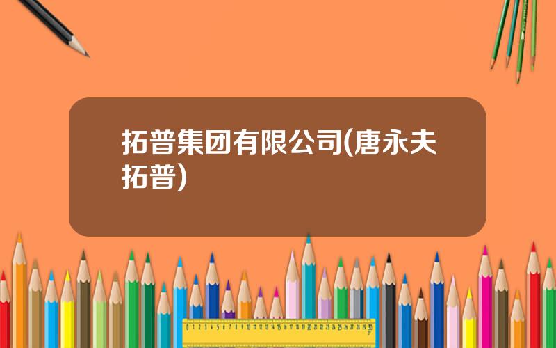拓普集团有限公司(唐永夫拓普)